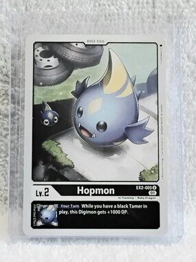5/$20 Mint Digimon Hopmon Digi-Egg Card EX2-005 U by Bandai!!